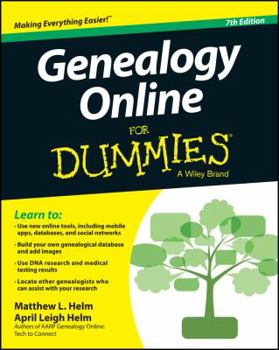Paperback Genealogy Online for Dummies Book