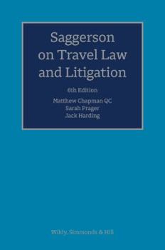 Hardcover Saggerson on Travel Law and Litigation Book