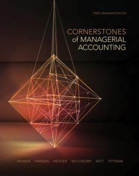 Hardcover Cornerstones of Managerial Accounting Book