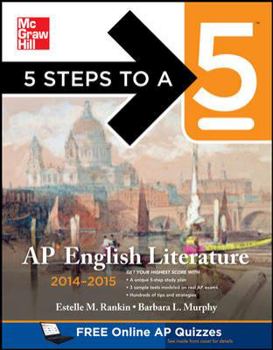 Paperback 5 Steps to a 5 AP English Literature, 2014-2015 Edition Book