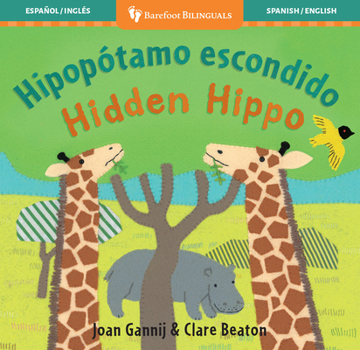 Board book Hipopótoma Escondido / Hidden Hippo Book