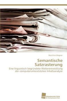 Paperback Semantische Satzrasterung [German] Book