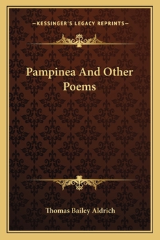 Paperback Pampinea And Other Poems Book