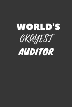 Auditor Notebook: Lined Journal, 120 Pages, 6 x 9, Funny Dream Job, Starting New Career Gag Gift Journal Matte Finish