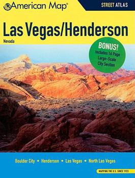 Spiral-bound Las Vegas/Henderson Nevada Street Atlas Book