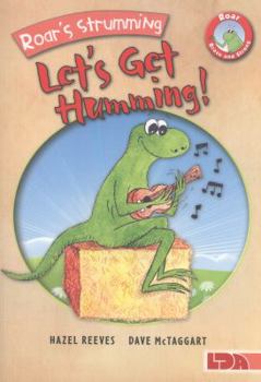 Paperback Roar's Strumming, Let's Get Drumming. Written by Hazel Reeves Book