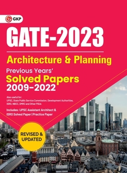 Paperback GATE 2023 Architecture & Planning - Previous Years Solved Papers 2009-2022 Book