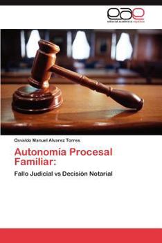 Paperback Autonomia Procesal Familiar [Spanish] Book