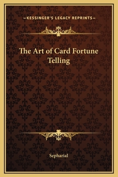 Hardcover The Art of Card Fortune Telling Book