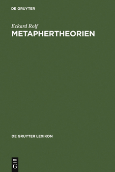 Hardcover Metaphertheorien [German] Book