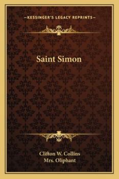 Paperback Saint Simon Book