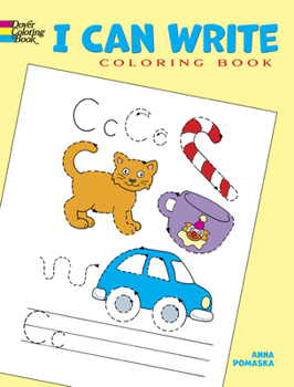 Paperback I Can Write Coloring Book