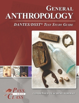 Paperback General Anthropology DANTES/DSST Test Study Guide Book