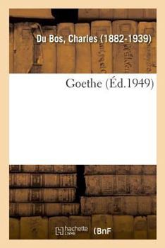 Paperback Goethe [French] Book