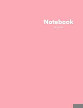 Paperback Dot Grid Notebook: Stylish Pink Delight Notebook, 120 Dotted Pages 8.5 x 11 inches Large Journal - Softcover - 2021 Color Trends Collecti Book