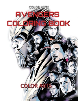 Paperback Color Arts: Avengers Coloring Book