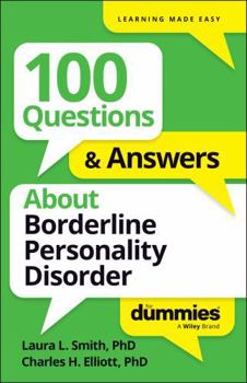 Paperback 100 Questions & Answers about Borderline Personality Disorder for Dummies Book