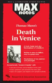 Paperback Death in Venice (Maxnotes Literature Guides) Book