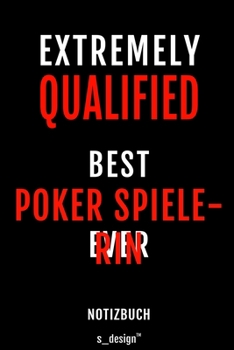 Notizbuch für Poker Spielerin: Originelle Geschenk-Idee [120 Seiten gepunktet Punkte-Raster blanko Papier] (German Edition)