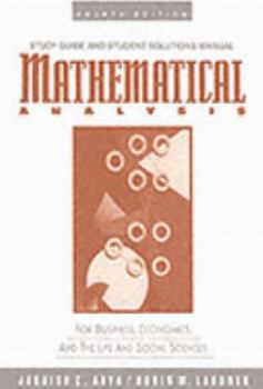 Paperback Mathematical Analysis Study Guide and Student Solutions Manual Book