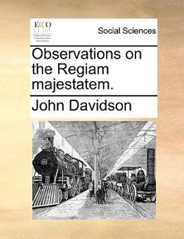 Paperback Observations on the Regiam Majestatem. Book
