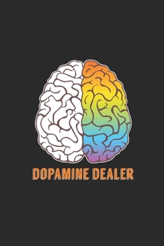 Paperback Dopamine Dealer: Fitness Trainer Notebook, Dotted Bullet (6" x 9" - 120 pages) Sports Themed Notebook for Daily Journal, Diary, and Gif Book