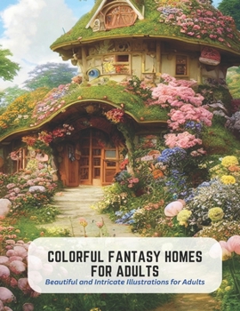 Colorful Fantasy Homes for Adults: Beautiful and Intricate Illustrations for Adults