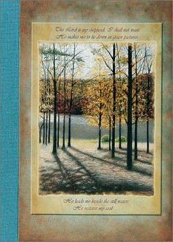 Hardcover 23rd Psalm Deluxe Personal Journal: Wider Format Features Scripture and Subtle Decorative Elements, Complete W/Cloth Spine Concealing a Spiral Binding Book