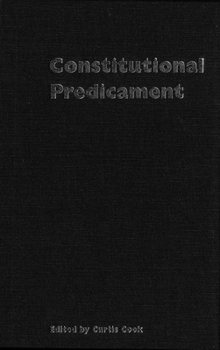 Paperback Constitutional Predicament: Canada After the Referendum of 1992 Book