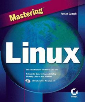 Paperback Mastering Linux [With Contains the Complete Red Hat Linux Distributions] Book