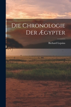 Paperback Die Chronologie Der Ægypter [German] Book