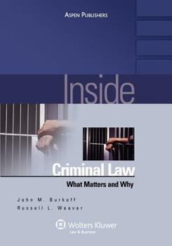 Paperback Inside Criminal Law: What Matters and Why Book