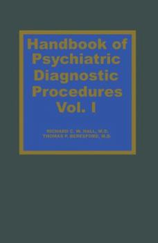 Paperback Handbook of Psychiatric Diagnostic Procedures Vol. I Book