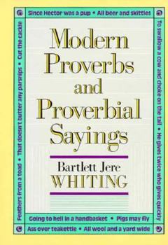 Hardcover Modern Proverbs and Proverbial Sayings Book
