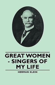 Paperback Great Women - Singers of My Life Book