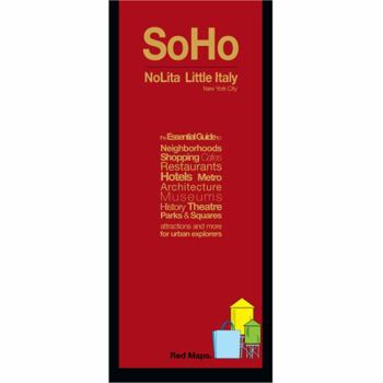 Map Red Map Soho-Nolita & Little Italy NYC - City Travel Guide Book