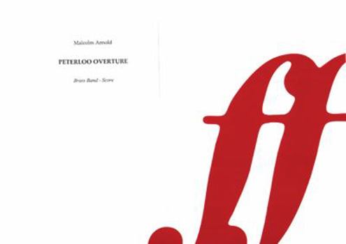 Paperback Peterloo Overture: Brass Score Book