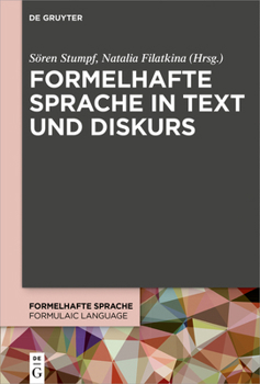 Hardcover Formelhafte Sprache in Text und Diskurs [German] Book