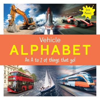 Paperback Vehicle Alphabet: An A to Z of things that go! Book