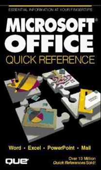 Paperback Microsoft Office Quick Reference Book