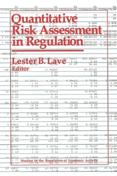 Paperback Quantitative Risk Assessment in Regulation Book