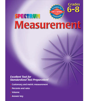 Paperback Measurement, Grades 6 - 8 Book