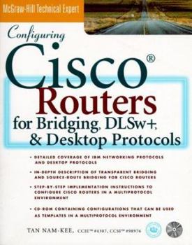 Paperback Configuring Cisco Routers for Bridging Dlsw+ and Desktop Protocols [With CDROM] Book