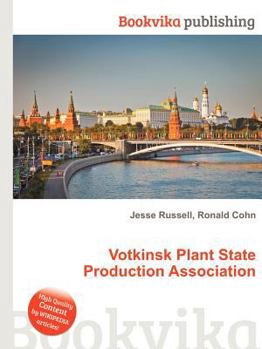 Paperback Votkinsk Plant State Production Association Book