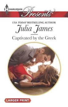 Mass Market Paperback Captivated by the Greek [Large Print] Book