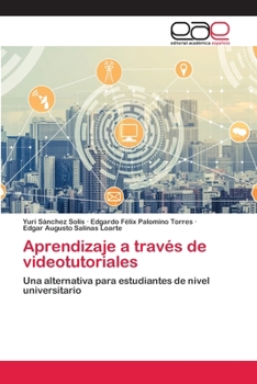 Paperback Aprendizaje a través de videotutoriales [Spanish] Book