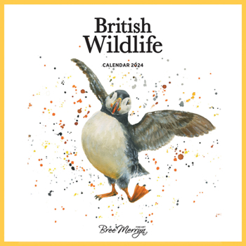 2024 Bree Merryn British Wildlife Wall Calendar