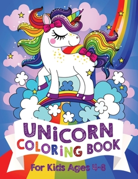 Paperback Unicorn Coloring Book For Kids Ages 4-8 (US Edition) Book