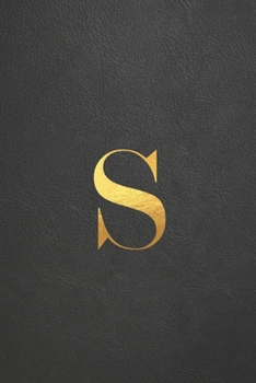 Paperback S: Executive Monogram Initial Journal (Vintage Leather Look Personalized Letter Notebooks) Book