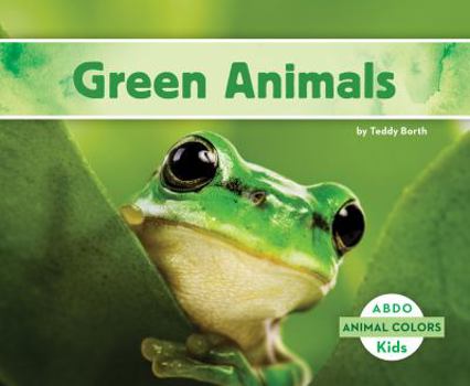 Library Binding Green Animals Book